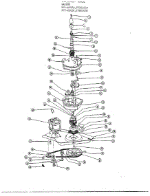 Mechanism, Transmission parts for Frigidaire Washer 6508D from AppliancePartsPros.com