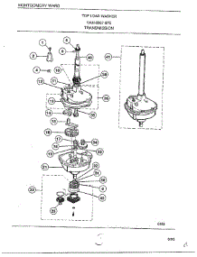 Transmission parts for Frigidaire Washer 6507-87E from AppliancePartsPros.com