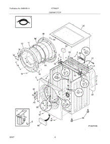 05 - Cabinet / Top parts for Frigidaire Washer ATF8000FS1 from AppliancePartsPros.com