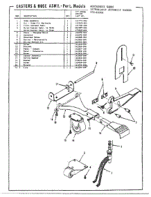 24` Portable / Casters And Hose Assy parts for Frigidaire Washer 6506A from AppliancePartsPros.com