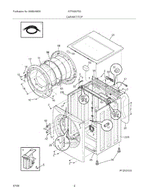 05 - Cabinet / Top parts for Frigidaire Washer ATF6000FS2 from AppliancePartsPros.com