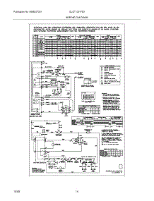 14 - Wiring Diagram parts for Frigidaire Washer Dryer Combo GLGT1031FS3 from AppliancePartsPros.com