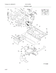 07 - Control Panel parts for Frigidaire Washer Dryer Combo GLGH1642FS0 from AppliancePartsPros.com