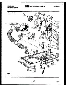 04 - Dryer Motor, Blower And Belt parts for Frigidaire Washer Dryer Combo LC120DL5 from AppliancePartsPros.com