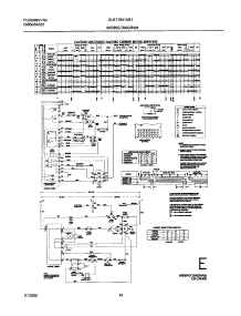 14 - 134134500 Wiring Diagram parts for Frigidaire Washer Dryer Combo GLET1041AS1 from AppliancePartsPros.com