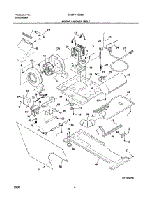 05 - Motor / Blower / Belt parts for Frigidaire Washer Dryer Combo GLGT1142CS0 from AppliancePartsPros.com