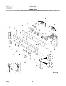 07 - Control Panel parts for Frigidaire Washer Dryer Combo GLGT1142CS0 from AppliancePartsPros.com