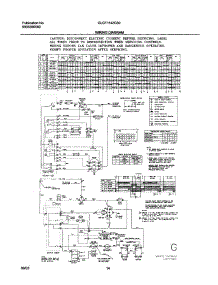 14 - Wiring Diagram parts for Frigidaire Washer Dryer Combo GLGT1142CS0 from AppliancePartsPros.com