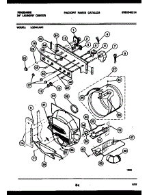 03 - Console, Control And Drum parts for Frigidaire Washer Dryer Combo LCE441AW1 from AppliancePartsPros.com
