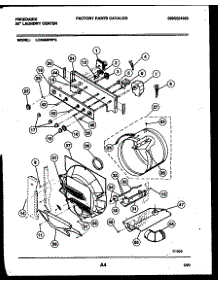 03 - Console, Controls And Drum parts for Frigidaire Washer Dryer Combo LCE462PL0 from AppliancePartsPros.com