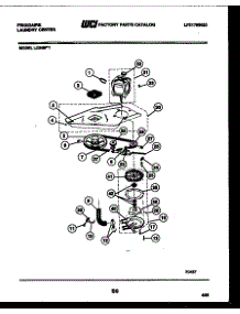 07 - Washer Drive System And Pump parts for Frigidaire Washer Dryer Combo LC248W1 from AppliancePartsPros.com