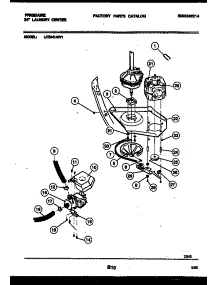 06 - Motor And Idler Arm Clutch parts for Frigidaire Washer Dryer Combo LCE441AW1 from AppliancePartsPros.com
