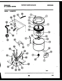 05 - Tubs, Water Valve And Lid Switch parts for Frigidaire Washer Dryer Combo LCE462PL0 from AppliancePartsPros.com