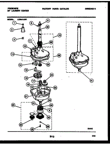 07 - Transmission Parts parts for Frigidaire Washer Dryer Combo LCE441AW1 from AppliancePartsPros.com