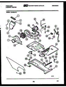 03 - Motor, Blower And Body Assembly parts for Frigidaire Washer Dryer Combo LCE752LL2 from AppliancePartsPros.com
