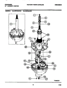 07 - Transmission parts for Frigidaire Washer Dryer Combo LCE702AWW3 from AppliancePartsPros.com