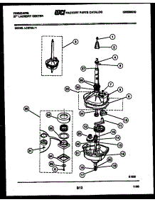 07 - Transmission Parts parts for Frigidaire Washer Dryer Combo LCE732LW1 from AppliancePartsPros.com
