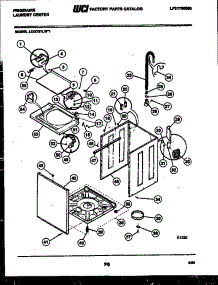 06 - Cabinet Parts parts for Frigidaire Washer Dryer Combo LCG751LL1 from AppliancePartsPros.com