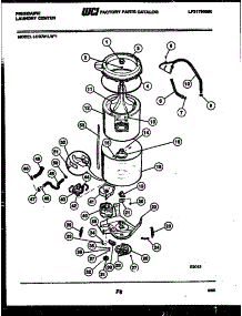 07 - Tub Detail parts for Frigidaire Washer Dryer Combo LCG751LL1 from AppliancePartsPros.com