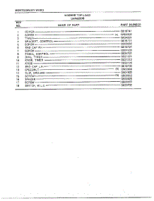 Washer Page 2 parts for Frigidaire Washer 6207B from AppliancePartsPros.com