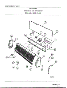 28" Washer / Console And Controls parts for Frigidaire Washer 6358A from AppliancePartsPros.com