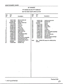 28" Washer / Motor And Idler Arm Clutch Page 2 parts for Frigidaire Washer 6358A from AppliancePartsPros.com