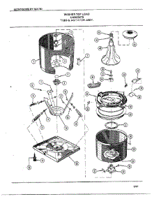 Tubs And Agitator Assy parts for Frigidaire Washer 6347B from AppliancePartsPros.com