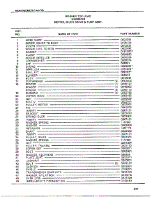 Motor, Idler Drive And Pump Assy Page 2 parts for Frigidaire Washer 6347B from AppliancePartsPros.com