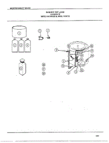 Wire Harness And Misc parts for Frigidaire Washer 6347B from AppliancePartsPros.com