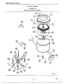 Tubs / Agitator / Air Bell parts for Frigidaire Washer 6506-87D from AppliancePartsPros.com