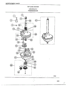 Transmission parts for Frigidaire Washer 6506-87D from AppliancePartsPros.com