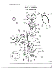 Tubs / Hoses / Motor parts for Frigidaire Washer 6589-80B from AppliancePartsPros.com