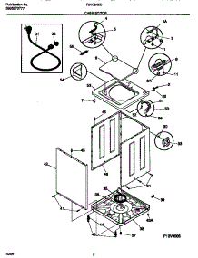 02 - Cabinet / Top parts for Frigidaire Washer F21C645CS2 from AppliancePartsPros.com