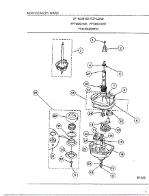 Transmission parts for Frigidaire Washer 6589-80B from AppliancePartsPros.com