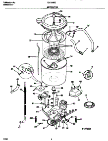 03 - Motor / Tub parts for Frigidaire Washer F21C645CS2 from AppliancePartsPros.com