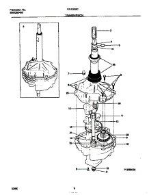 04 - Transmission parts for Frigidaire Washer F21C235CS2 from AppliancePartsPros.com