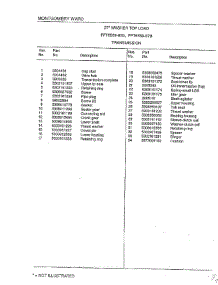 Transmission Page 2 parts for Frigidaire Washer 6589-80B from AppliancePartsPros.com