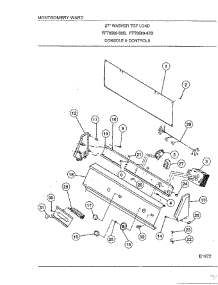 Console And Controls parts for Frigidaire Washer 6589-80B from AppliancePartsPros.com