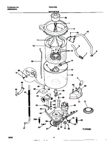 03 - Motor / Tub parts for Frigidaire Washer F22C445ES0 from AppliancePartsPros.com