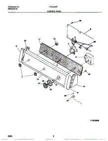 05 - Control Panel parts for Frigidaire Washer F22C233ES0 from AppliancePartsPros.com