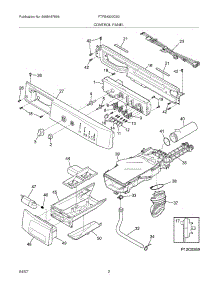 03 - Control Panel parts for Frigidaire Washer FTFB4000GS0 from AppliancePartsPros.com