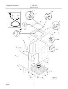 03 - Cabinet / Top parts for Frigidaire Washer FTW3014KW0 from AppliancePartsPros.com