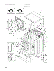 05 - Cabinet / Top parts for Frigidaire Washer FWFB9200ES0 from AppliancePartsPros.com