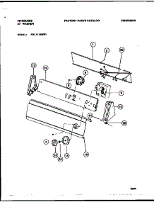05 - Console & Controls parts for Frigidaire Washer FWL111RBW1 from AppliancePartsPros.com