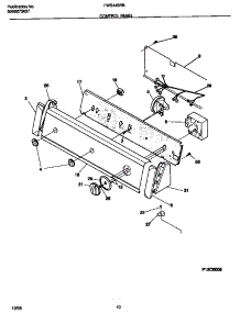05 - Control Panel parts for Frigidaire Washer FWS445RBT2 from AppliancePartsPros.com