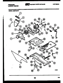 03 - Motor, Blower And Cabinet Parts parts for Frigidaire Washer Dryer Combo LCE772LW0 from AppliancePartsPros.com