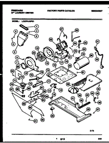 03 - Motor, Blower And Cabinet Parts parts for Frigidaire Washer Dryer Combo LCG701ADD1 from AppliancePartsPros.com