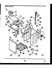 05 - Cabinet Parts parts for Frigidaire Washer Dryer Combo LCG731LL0 from AppliancePartsPros.com