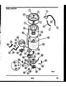 06 - Tub Detail parts for Frigidaire Washer Dryer Combo LCG731LL0 from AppliancePartsPros.com