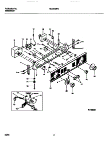 02 - Console And Controls parts for Frigidaire Washer Dryer Combo MLCE52RCS1 from AppliancePartsPros.com